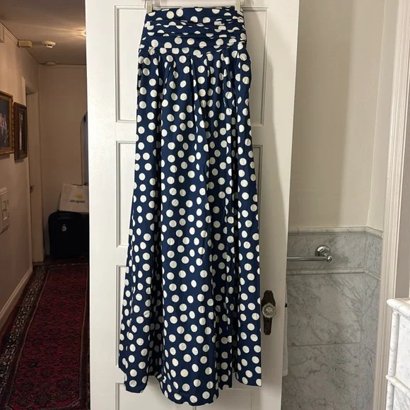 J.Crew Collection strapless bow-back maxi dress in polka dot CK987 - Picture 11 of 12